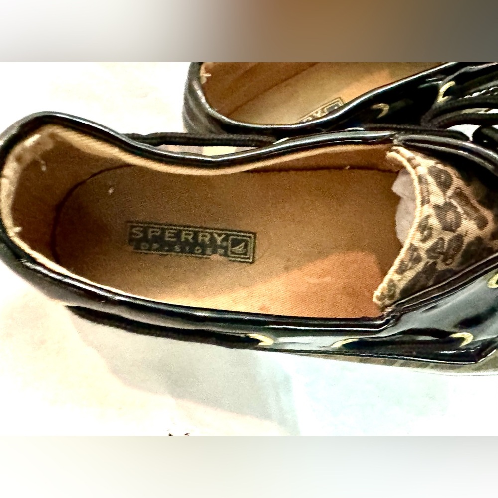 Sperry Top=Slider Leopard Shoes - Picture 13 of 16